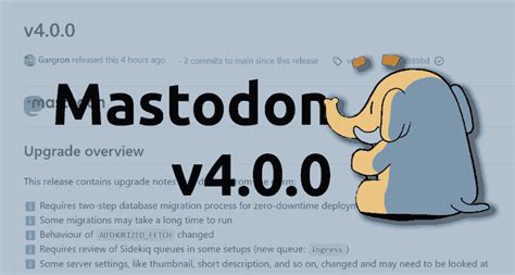 office automatic updates 2.0|Release v4.2.0 · mastodon/mastodon · GitHub.